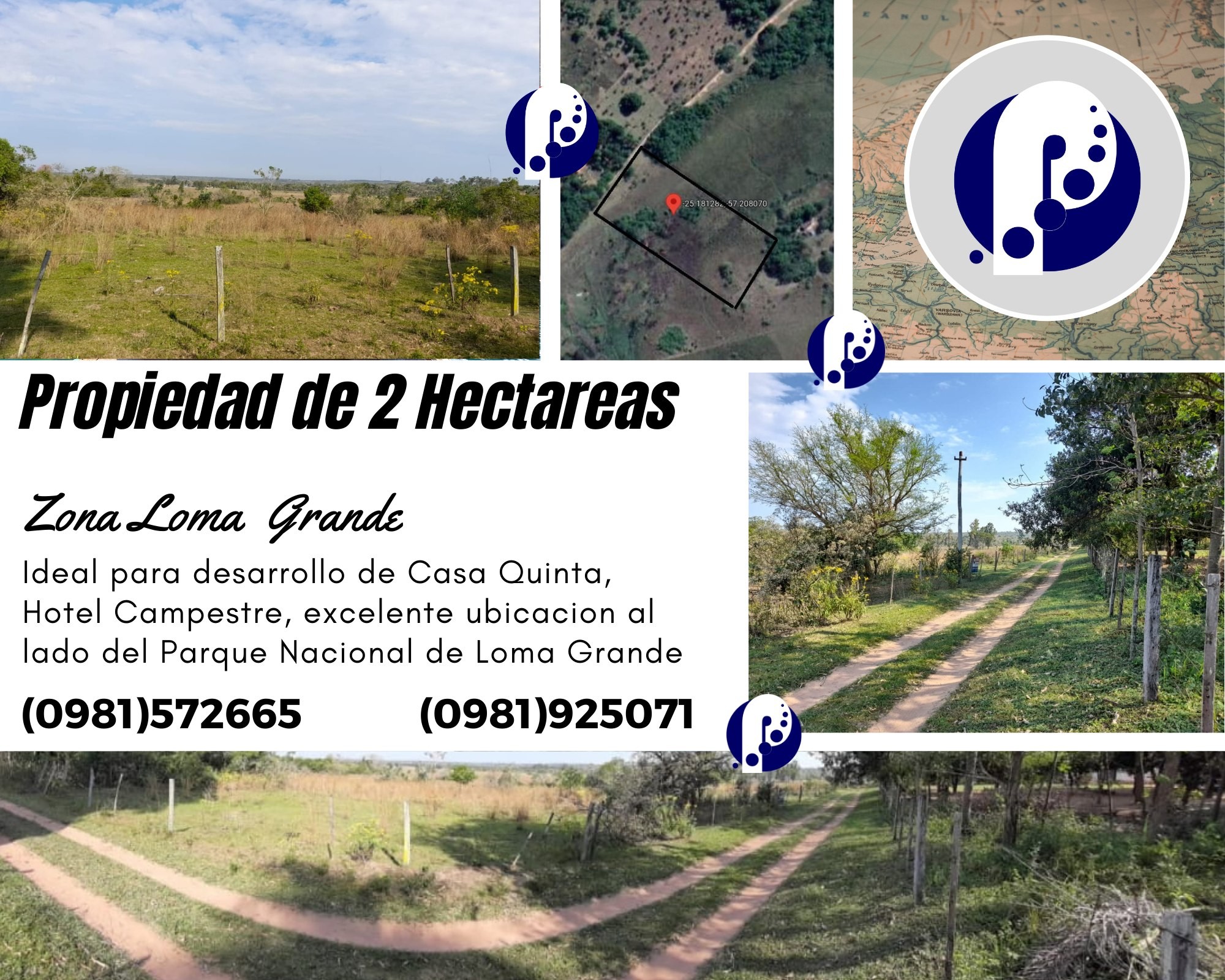 Campo en Venta Zona Loma Grande Gs.300.000.000